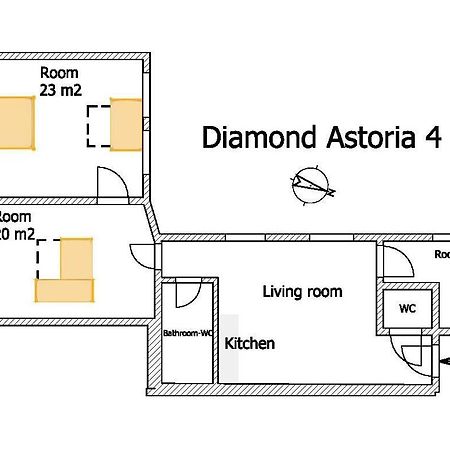 Апартаменты Diamond Astoria 4 Будапешт Экстерьер фото